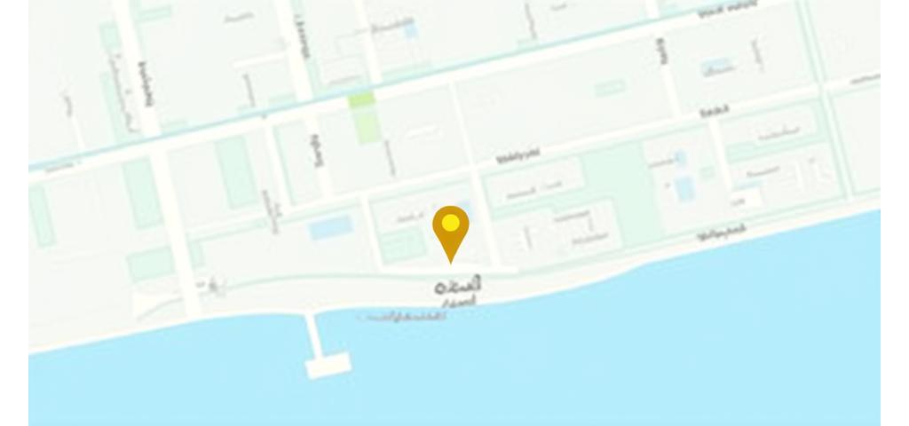 Map showing Al Majaz Waterfront, Sharjah, United Arab Emirates